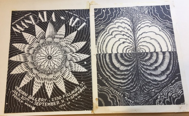 Unicorn Gallery July 1971 First Solo Show